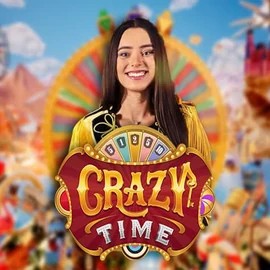 Crazy Time logo by Evolution at Verde CasinoCrazy Time